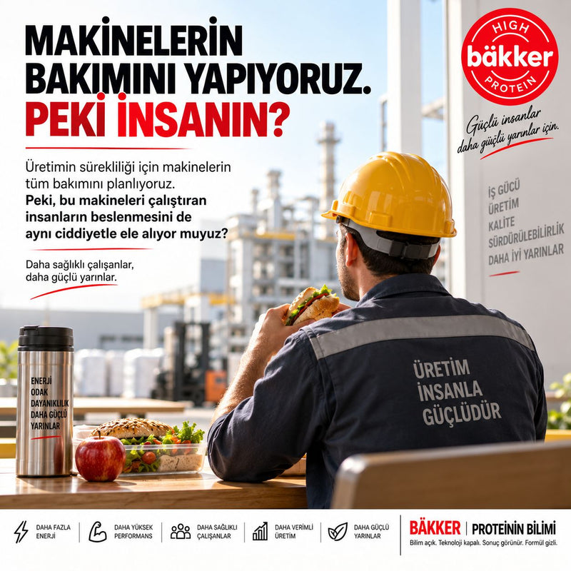 Makine Bakımından İnsan Performansına Endüstriyel Beslenmenin Geleceği