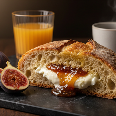 BÄKKER Fransız İmzası: Brie Peynirli ve İncir Marmelatlı Gurme Tost
