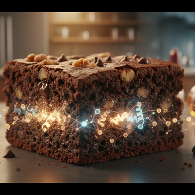 Hücreleri Besleyen Yüksek Proteinli Brownie ve Bilimsel Beslenme