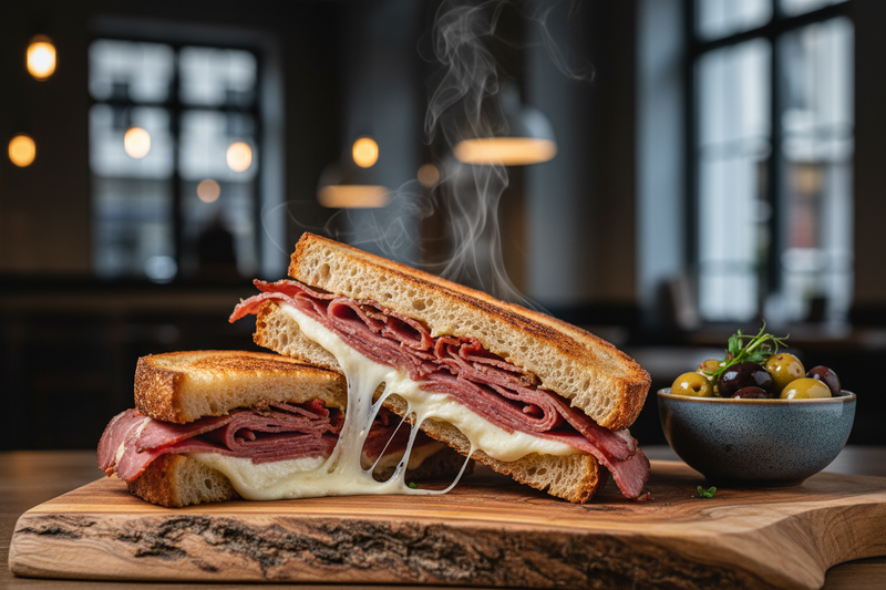 BÄKKER Gurme Dokunuş: Trüf Mantarlı ve Füme Etli Artisanal Tost