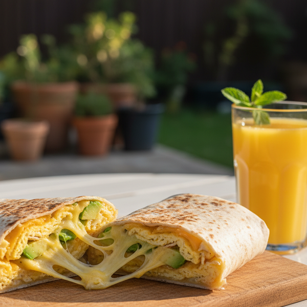 BÄKKER Breakfast Burrito: Yumurtalı & Avokadolu Sabah Dürümü