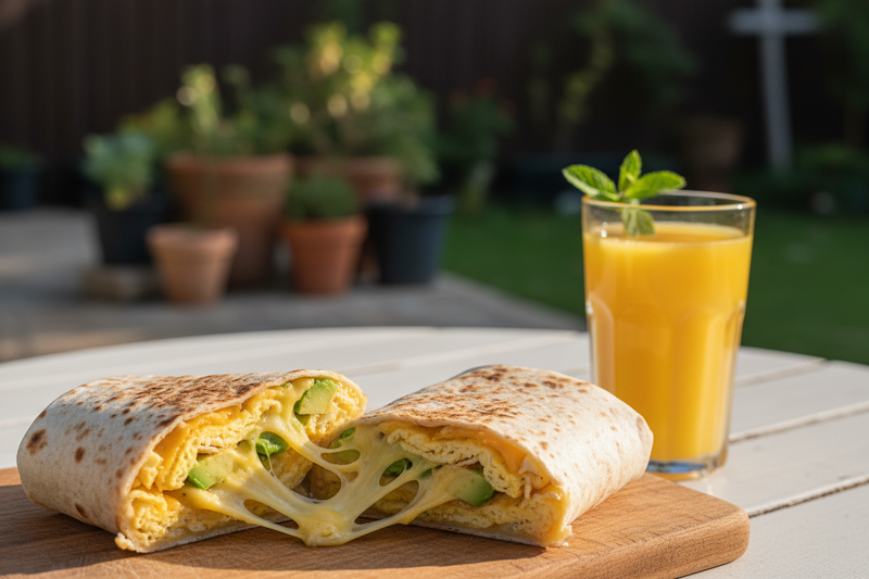 BÄKKER Breakfast Burrito: Yumurtalı & Avokadolu Sabah Dürümü