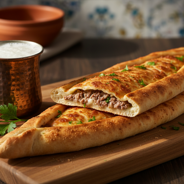 BÄKKER Pratik Pide: Kıymalı & Kaşarlı Ekmek Sandalları