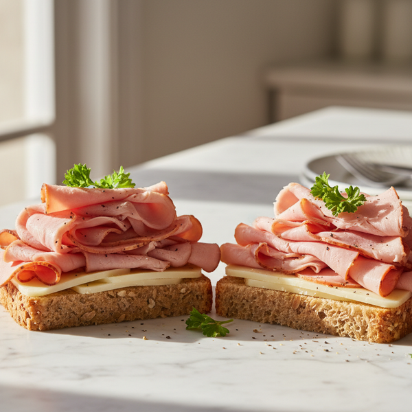BÄKKER Sabah Gücü: Hindi Fümeli & Labneli Açık Tost