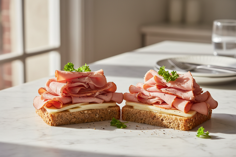 BÄKKER Morning Power: Smoked Turkey & Labneh Open Toast